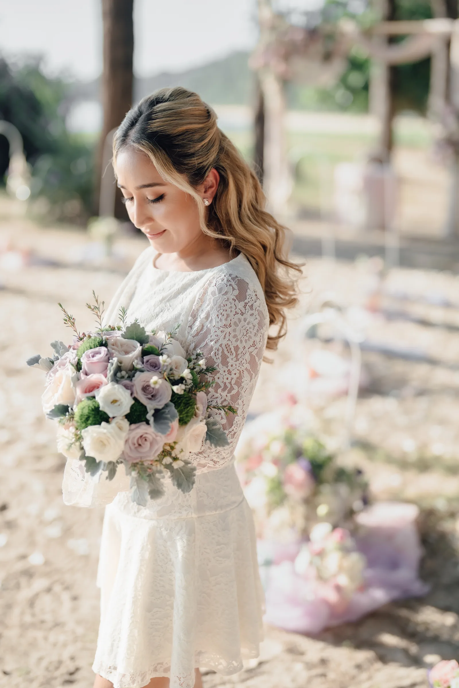 Evelin & Tomas — Layan Beach, December 2025 — Phuket wedding florals by Supparin