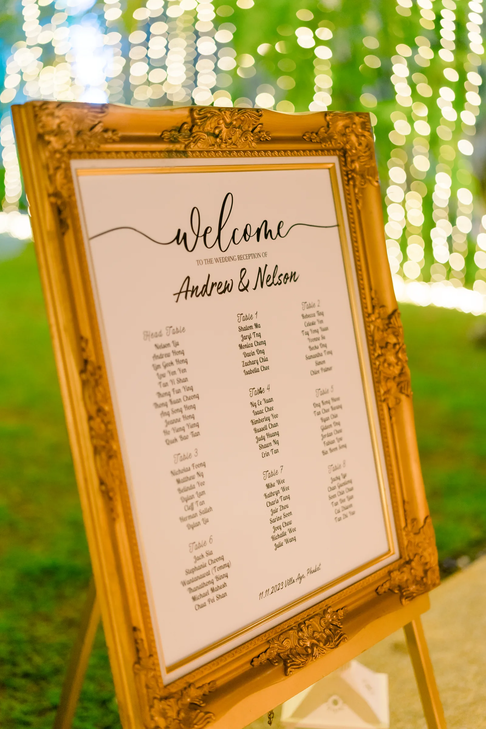 Andrew & Nelson — Villa Aye, November 2023 — Phuket wedding florals by Supparin