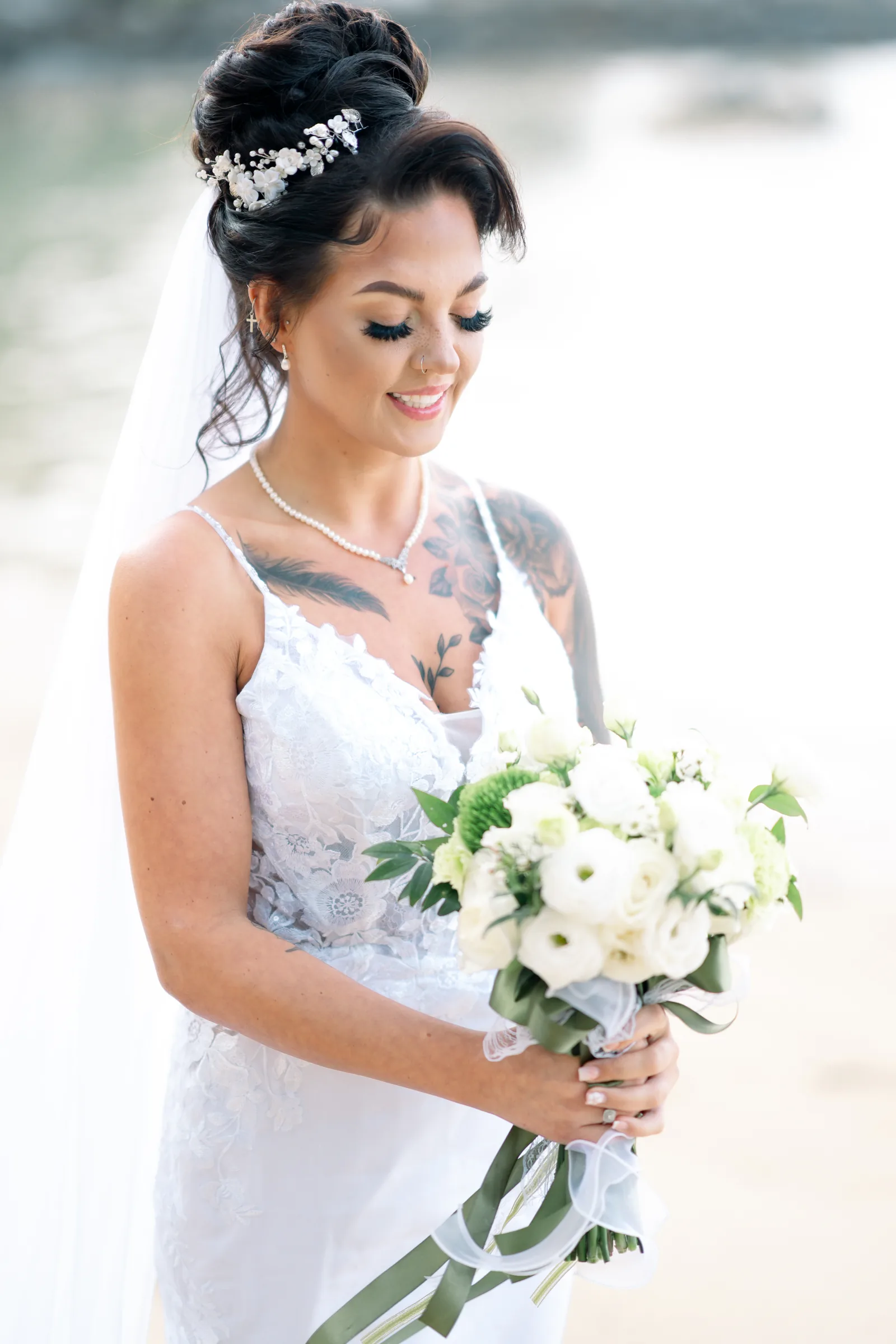 Gemma & Rebecca — Hua Beach, January 2026 — Phuket wedding florals by Supparin