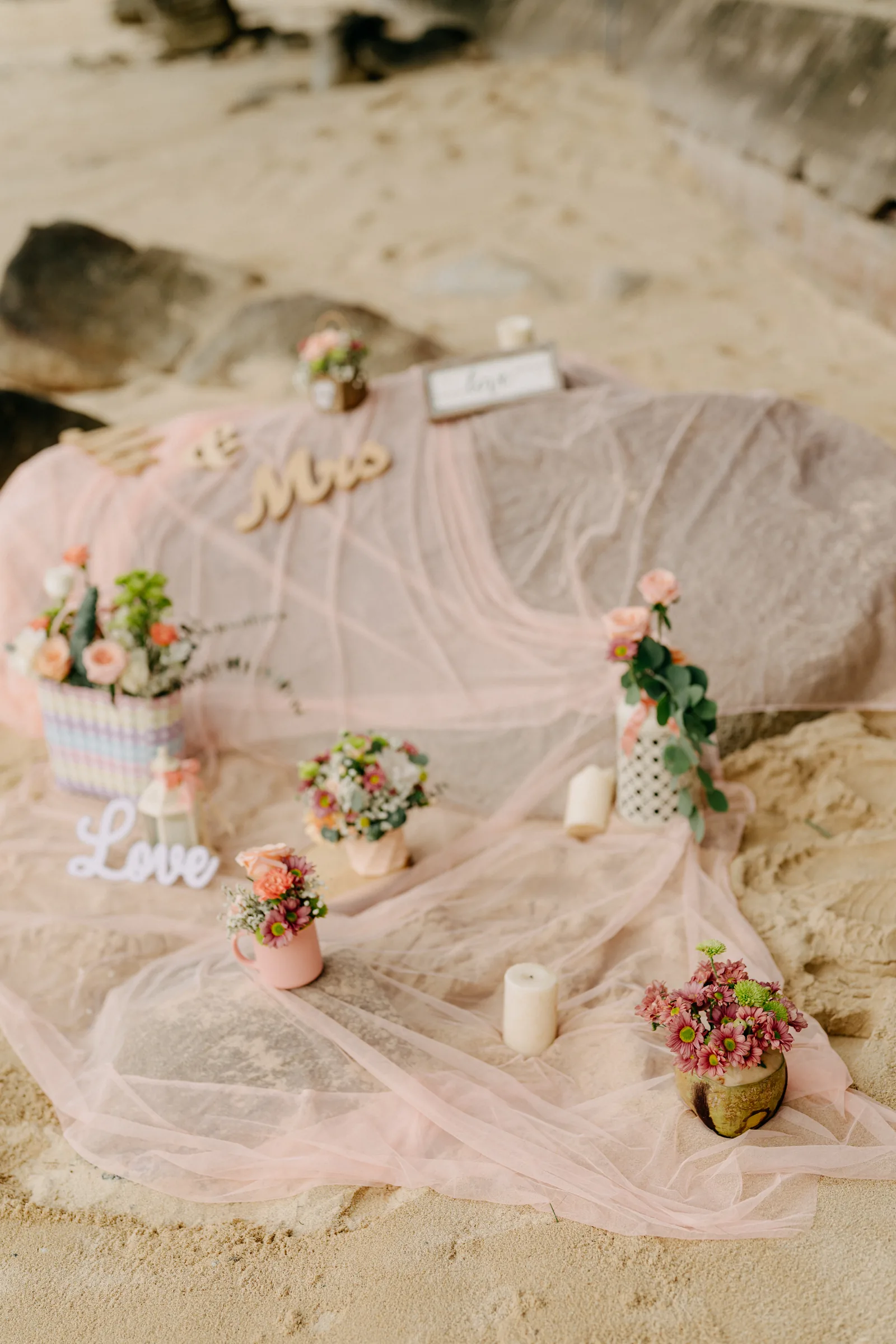 Claire & Jason — Hua Beach, October 2025 — Phuket wedding florals by Supparin