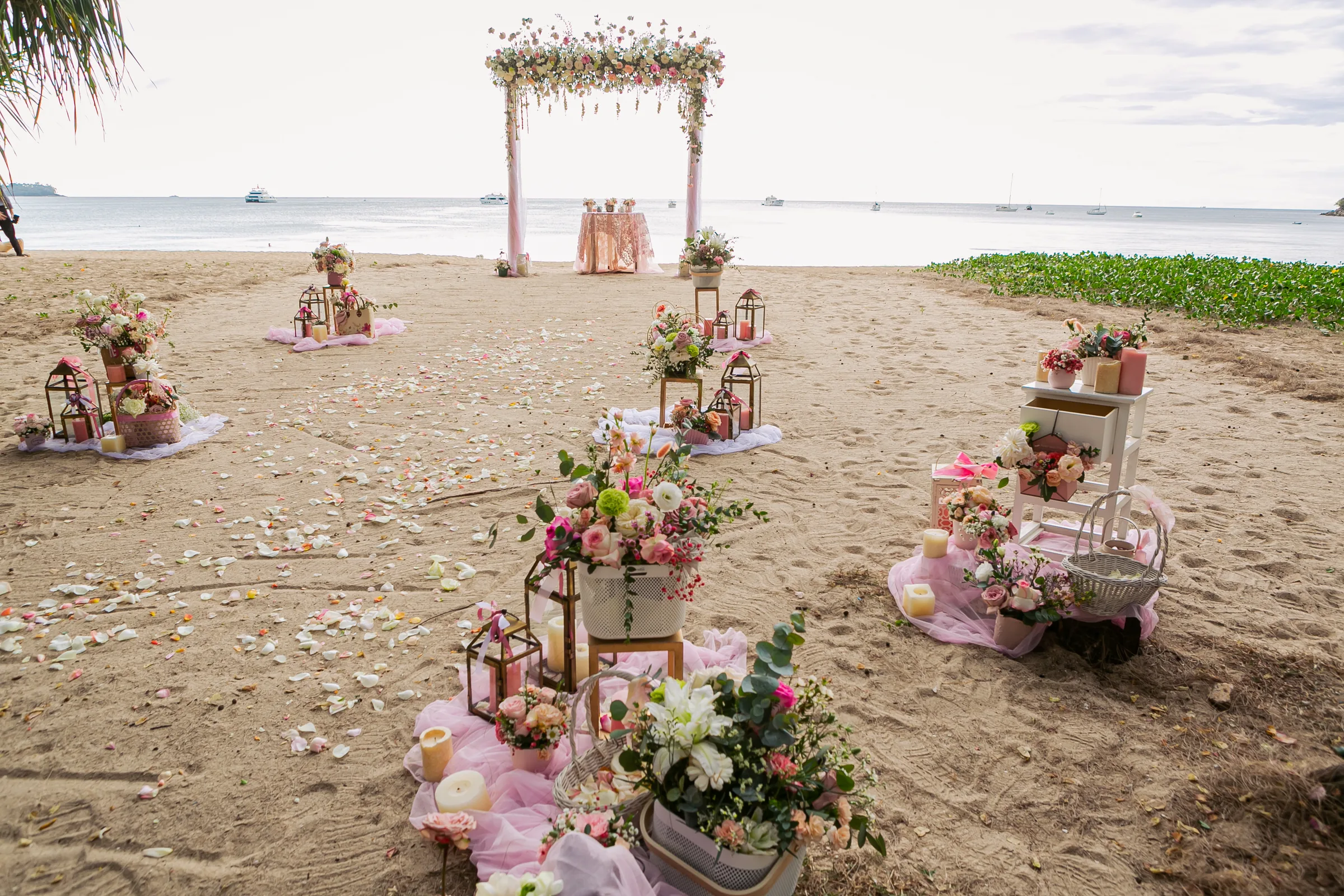 Michelle & Ciro — Layan Beach, December 2024 — Phuket wedding florals by Supparin