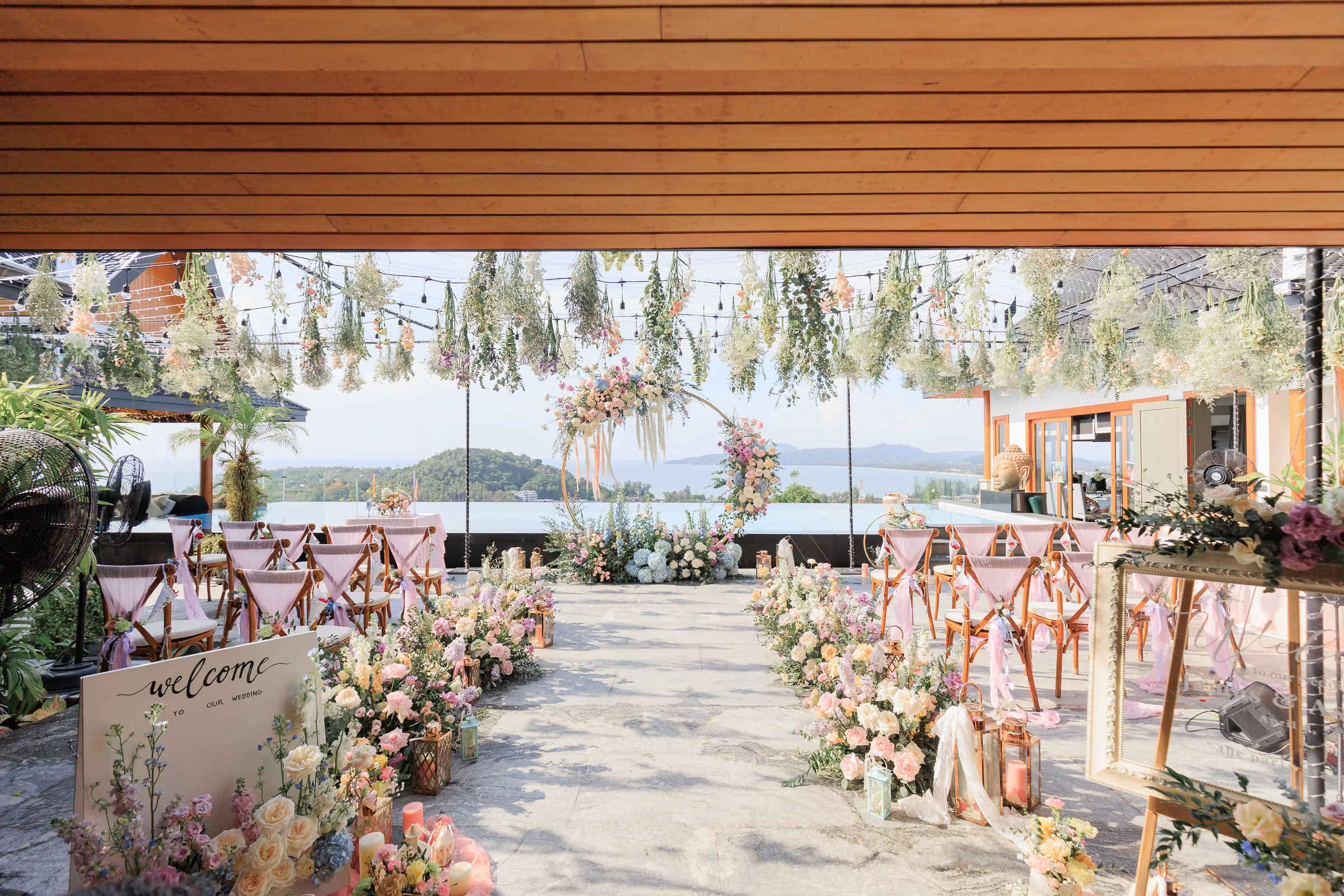 Ashleigh & James — Baan Phu Prana, April 2025 — Phuket wedding florals by Supparin